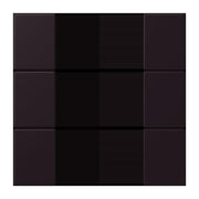 Jung - Abdeckung/Bedienelement für Installationsschalterprogramme Tastensatz 3fach LC 503 TSA 248 noir divoire