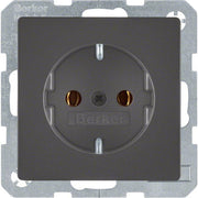 Berker - Steckdose SCHUKO-Steckdose anth/sa 41436086