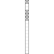 Siedle&Söhne - Kommunikations-Säule Kommunikations-Stele KS 616-1/3 SM 1,6m sil/met 1+3Mod