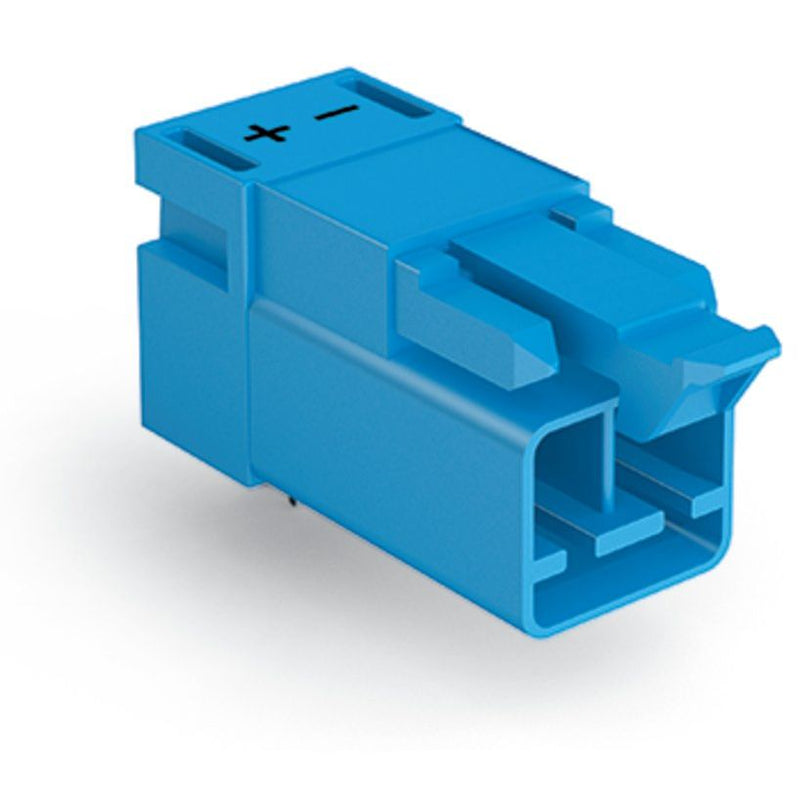 WAGO - Leiterplattensteckverbinder Stecker für Leiterplatten 890-3112/011-000 2-polig,blau − 100 Stück