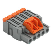WAGO - Kabelsteckverbinder für Leiterplattensteckverbinder 1-Leiter-Federleiste 2231-1105/328-000 Push-in CAGECLAMP,gr − 50 Stück