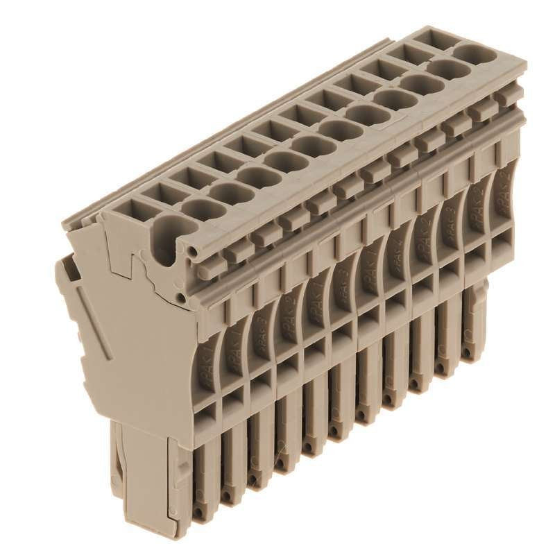 Weidmüller - Zubehör/Ersatzteile für Klemmen Stecker ZP 2.5/1AN/QV/12 Steckanschl.,2.5mm² − 20 Stück