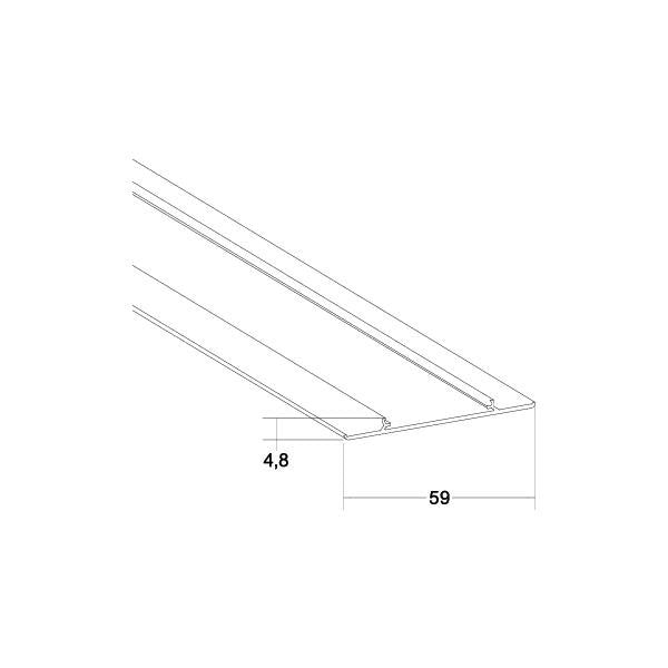 Brumberg Leuchten - Mechanisches Zubehör/Ersatzteile für Leuchten Aluminiumabdeckplatte 73081070