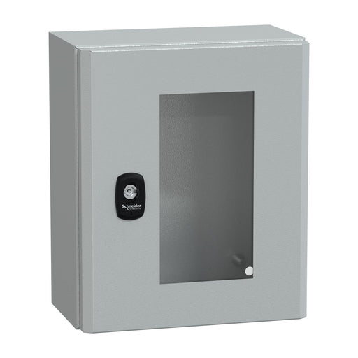 Schneider Electric - Gehäuse/Schaltschrank (leer) Wandschrank RAL 7035 NSYS3D32515T 300x250x150 Sichttür