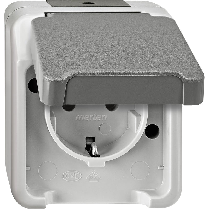 Merten - Steckdose SCHUKO-Steckdose MEG2300-8029 lichtgrau