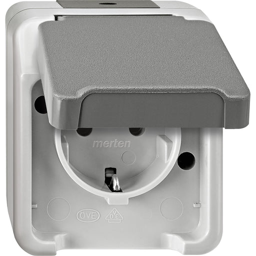 Merten - Steckdose SCHUKO-Steckdose MEG2300-8029 lichtgrau