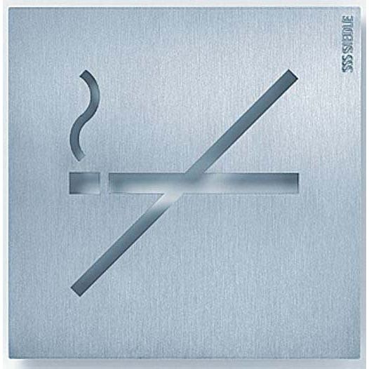 Siedle&Söhne - Kennzeichnungsmaterial Orientierungsschild OSP 0007 154x154mm Nichtrauc