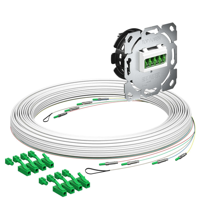 Kaiser - Kommunikationsanschlussdose LWL Teilnehmeranschluss 4250036 Gf-TA E3S Connect