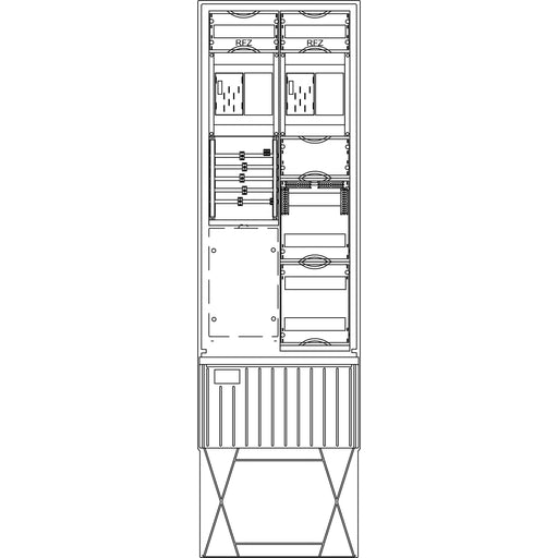 Elsta Mosdorfer - Zähler-Komplettschrank Zähleranschlusssäule ZS342B.N1.36A A340 N1 2Z BKEI 36TE