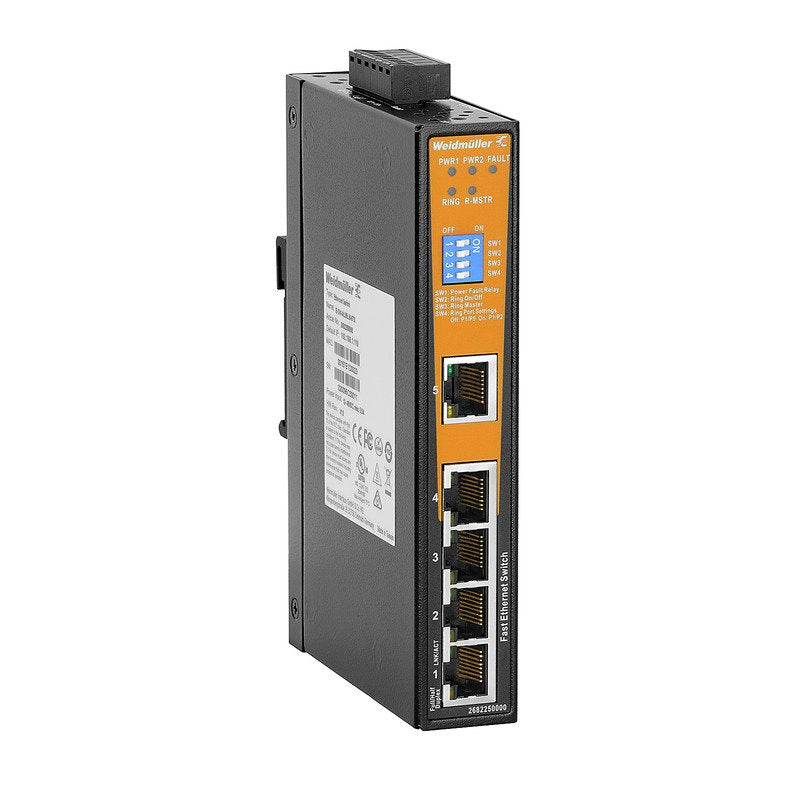 Weidmüller - Netzwerk Switch Schalter Lite Managed IE-SW-AL05LM-5TX Fast Ethernet