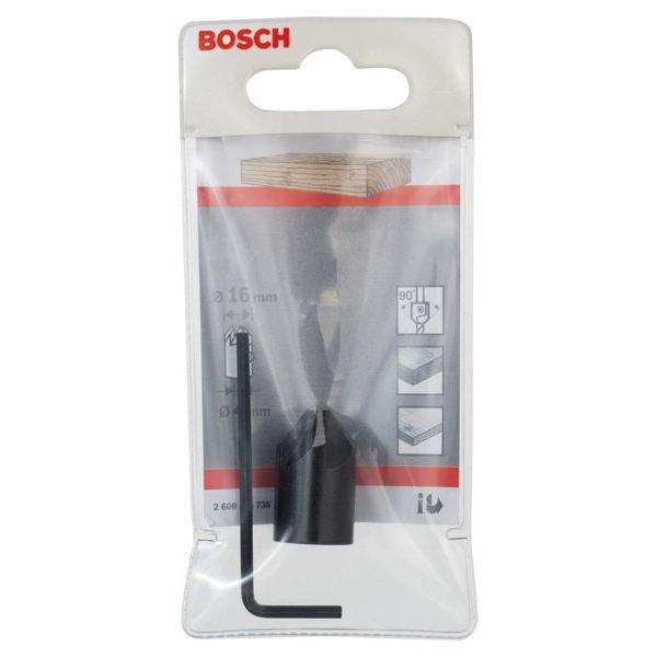 Bosch - Versenkbohrer Aufstecksenker für 2608585738 Holzspiralbohrer 4 x
