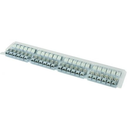 Telegärtner - Modularer Steckverbinder AMJ-S Modul 2G 100023204 Cat.6A T568B KompISO − 24 Stück