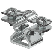 OBO Bettermann - Befestigungsschelle für Kabel/Rohre Abstandschelle ASL 733 12 ALU mit Langloch 10-12mm − 25 Stück