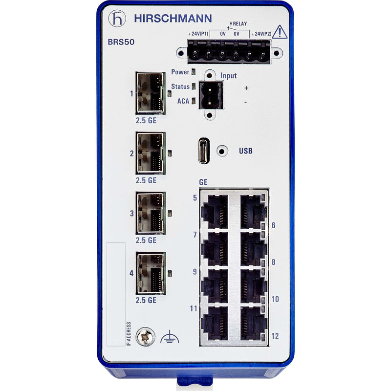 Hirschmann INET - Netzwerk Switch Ind.Ethernet Switch BRS50-8TX/4SFP 12 Port, managed − 1 Stück