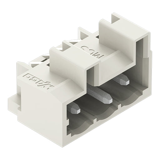 WAGO - Leiterplattensteckverbinder THT-Stiftleiste Lötstift 721-463/001-040 1,2x1,2,abgew.,lgr − 200 Stück