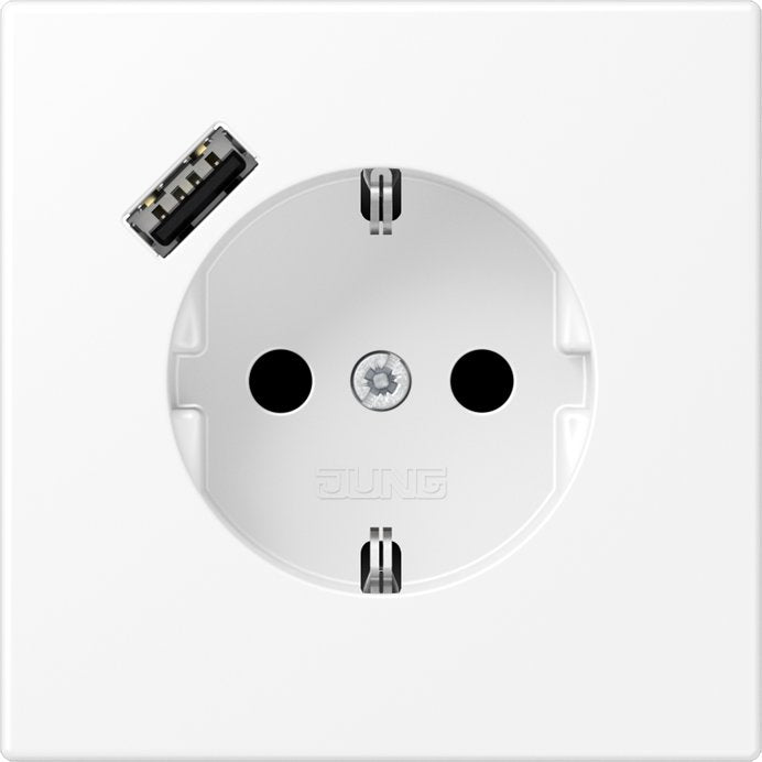 Jung - Steckdose SCHUKO Steckdose LS 1520-18 A WWM mit USB Typ A