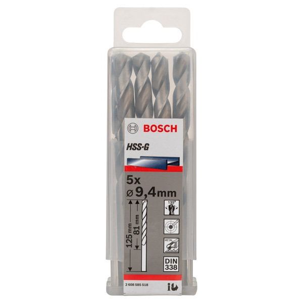 Bosch - Bohrer PRO Metal HSS-G 2608585518 Spiralbohrer 9,4 x