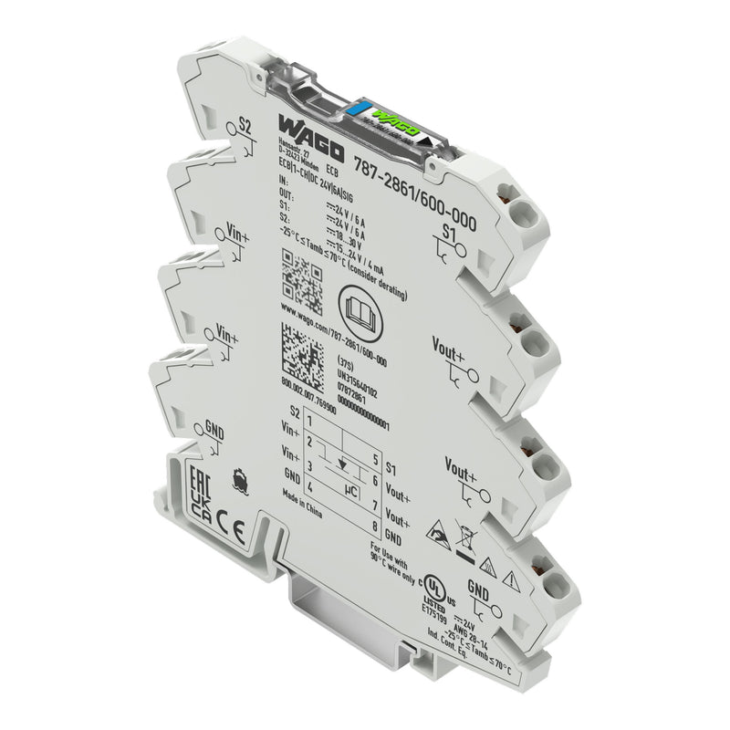 WAGO - Stromüberwachungsgerät Elektron. Schutzschalter 787-2861/600-000 DC 24 V