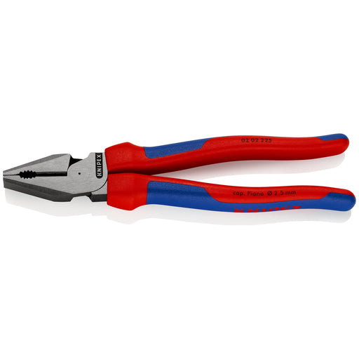 Knipex - Kombizange Kraft-Kombizange 02 225 SB schwarz, 225mm