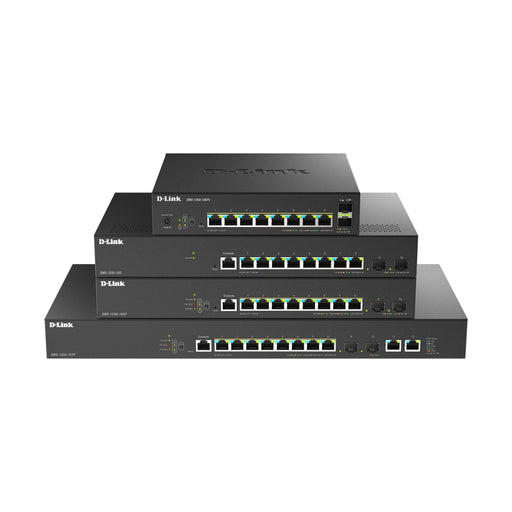 DLink - Netzwerk Switch 10-Port 2.5G BASE-T PoE DMS-1250-10SP/E and 2-port 10G SFP