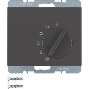 Berker - Raumthermostat Raumtemperaturregler 20267106 mit Wechsler
