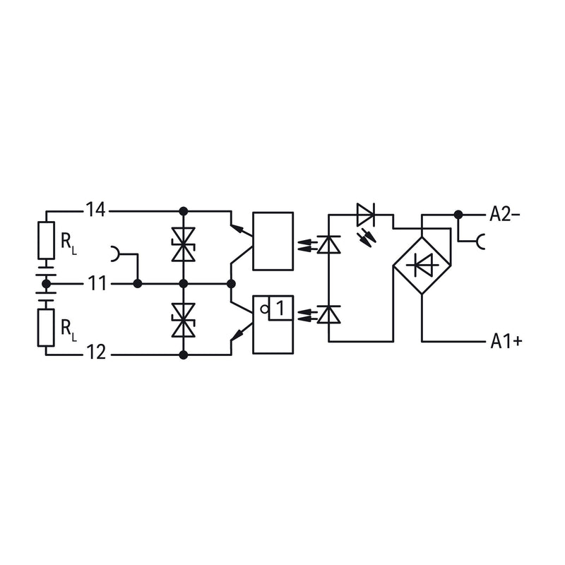 WAGO - Optokoppler Optokopplermodul 859-732 DC 24 V