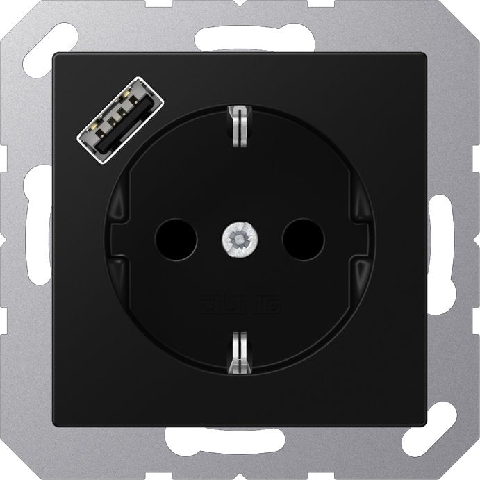 Jung - Steckdose SCHUKO Steckdose A 1520-18 A SWM mit USB Typ A