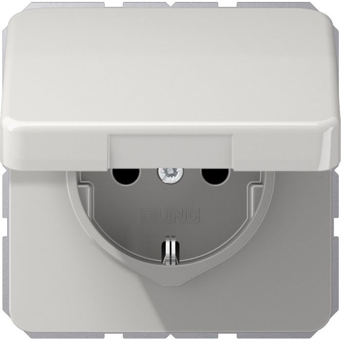 Jung - Steckdose SCHUKO-Steckdose CD 1520 BFKL LG lichtgrau