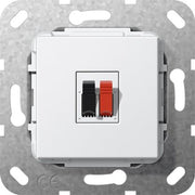 Gira - Einsatz/Abdeckung für Kommunikationstechnik Lautsprecher Anschluss 569203 1fach rws