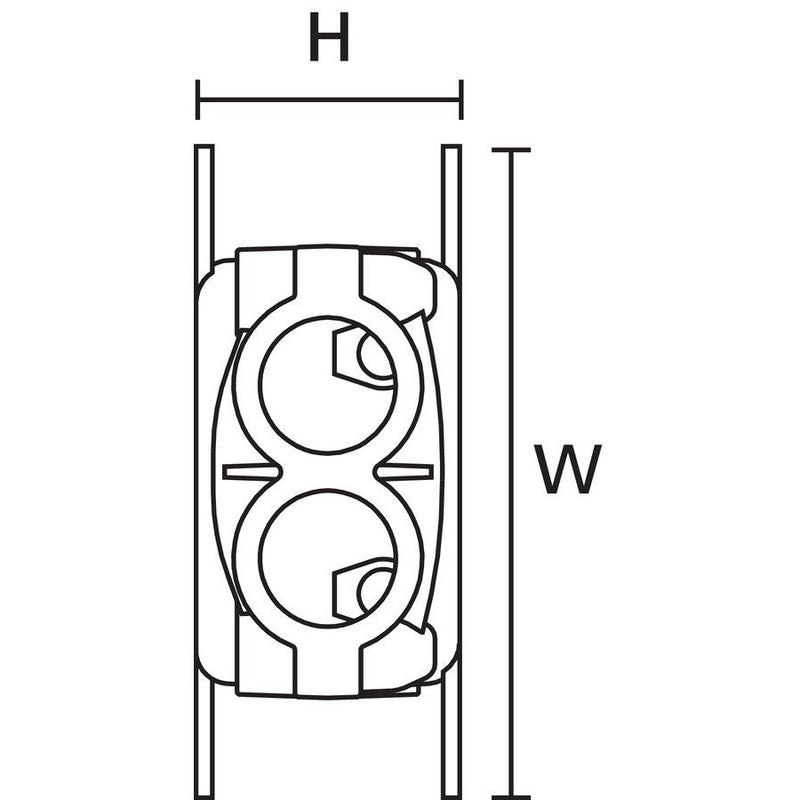 HellermannTyton - Verbindungs-/Übergangsmuffe Gel-Kabelgarnitur Relilight #435-01658 V36 P2 PA66V0/SIRBK5 − 5 Stück