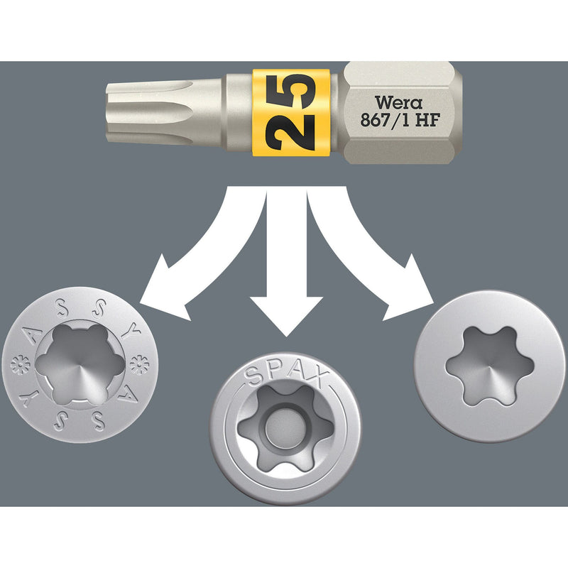 Wera - Bit-Set Bit-Check 30 Wood 05057437001 TX HF 1 SB