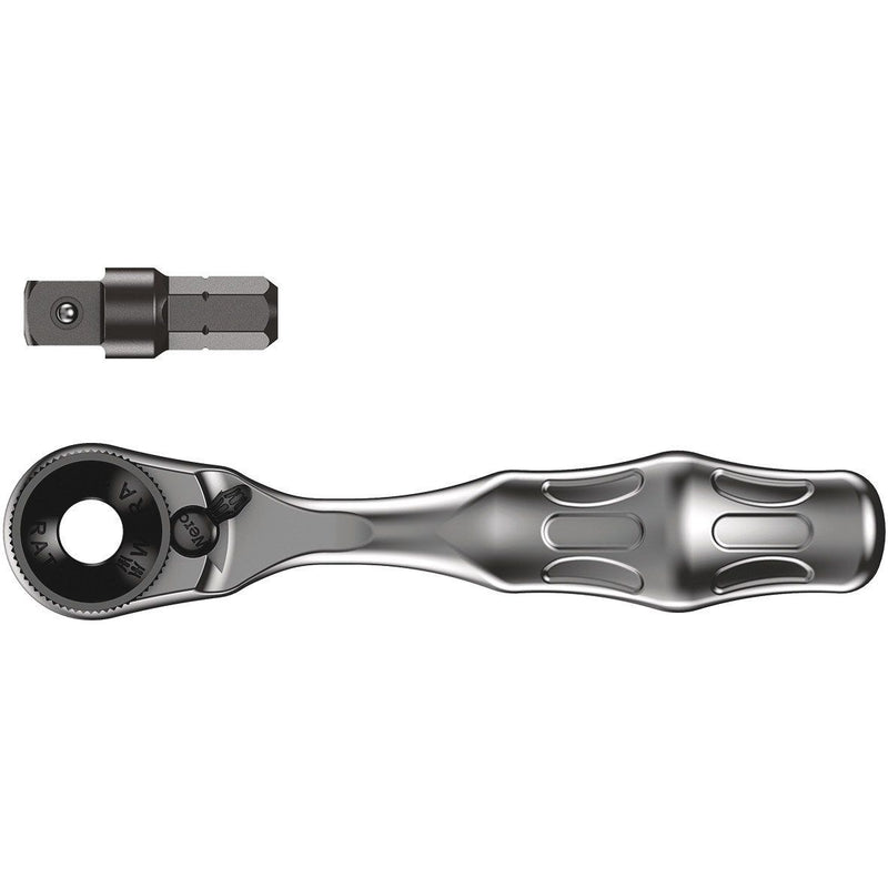 Wera - Umschaltknarre Bit-Ratsche 073230 1/4"-Antrieb, 2-tlg