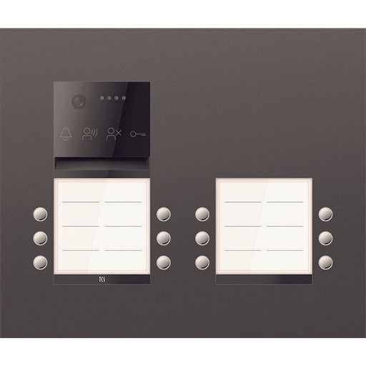 TCS Tür Control - Türstation für Türkommunikation PES PRO IP Vid. Außenst. AVU400412-0017 12T/2 UP R7016