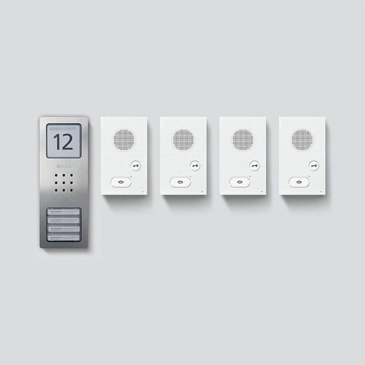 Siedle&Söhne - Türsprech-Set Audio-Set SET CAB 850-4 E/W Siedle Basic