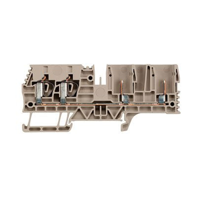 Weidmüller - Durchgangs-Reihenklemme Klemme ZT 4/4AN/2 Steckanschluss,4mm² − 50 Stück