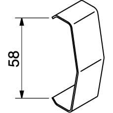Rico - Deckelklammer für Kabeltragsystem Halteklammer 171W12-K − 1 Stück by Rico
