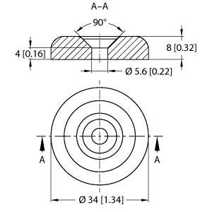 Turck - RFID-Transponder Datenträger HF TW-R34-8-M-B320
