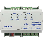 Lingg&Janke - Bussystem-Kombi I/O Gerät Binär-Ein/-Ausgang eco+ BEA4F230H-E 4-fach 230VAC/DC 16A