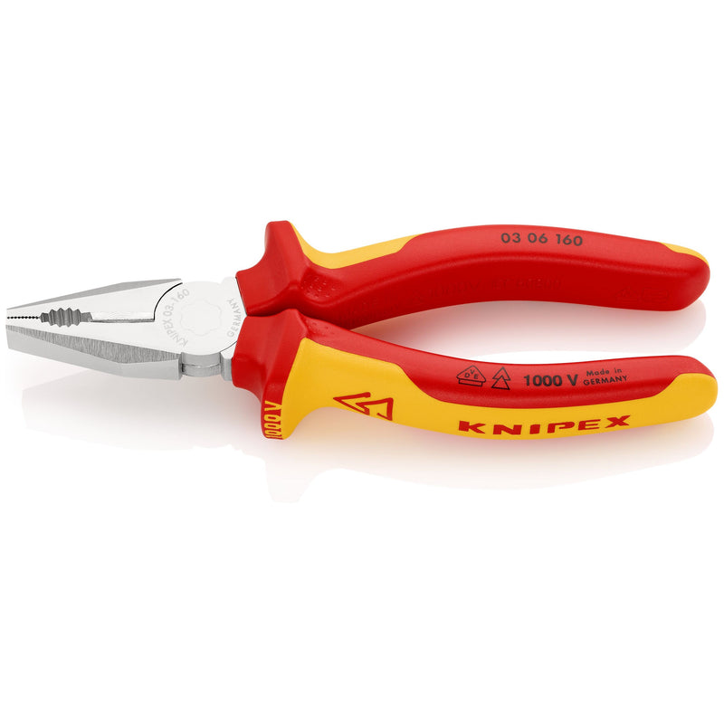 Knipex - Kombizange 03 06 160 verchromt, 160mm