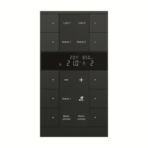 Busch-Jaeger - Bussystem-Physikalischer Sensor HVAC/CO2-Gerät SBC/U10.0.11-885 10fach, BE, sw, matt
