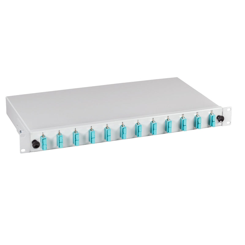 EFB-Elektronik - Patchpanel LWL Spleissbox, bestückt B70203.12 6xSCD-SC 50/125