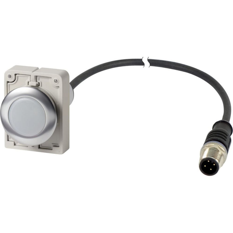 Eaton - Leuchtmelder, Komplettgerät Leuchtmelder 4polig 1m C30C-FL-W-24-P5 24V M12A-Stecker