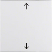 Berker - Abdeckung/Bedienelement für Installationsschalterprogramme Wippe pws 16201919 Symbol Pfeil
