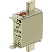 Eaton - Messersicherung Sicherungseinsatz Nieders. NH FUSE 63#63NHG000B 63A AC 500V 120kA − 3 Stück