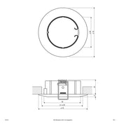 EVN Lichttechnik - Downlight/Strahler/Flutlicht NV EB-Leuchte 514 011 chr 50W 12V IP20