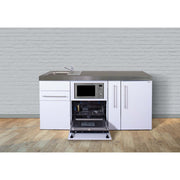 Stengel - Mini-Küche Miniküche Premiumline MPGSMMM180AGSMWBliS Mokka metallic
