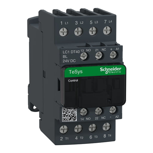Schneider Electric - Leistungsschütz zum Schalten von Wechselstrom Leistungsschütz LC1DT40BL 4-polig, 1S, 1Ö