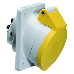 Bals Elektrotech - CEE-Anbausteckdose (IEC 60309) Anbausteckdose geneigt 16A 12739 5p 110V 4h IP44