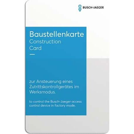 Busch-Jaeger - Zutrittskontrollsystem Baustellenkarte D080CC-03