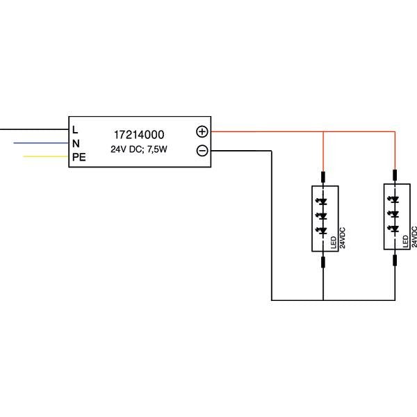 Brumberg Leuchten - LED-Betriebsgerät LED-Netzgerät 17214000 24V DC/max. 7,2W